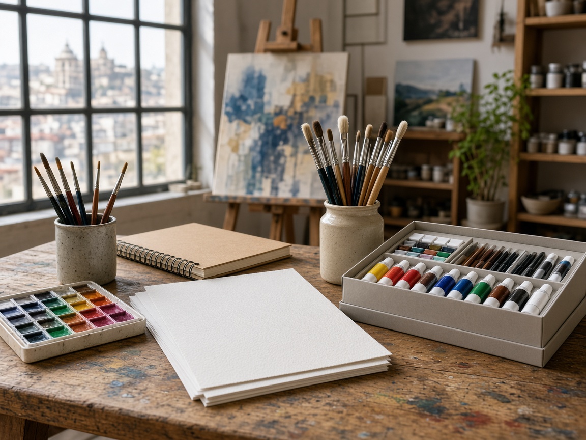 Materials shop at Dawnfield Art Studio